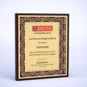 Ornate Border Certificate Award