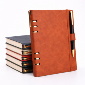 A5 Spine Pen Slot Notebook