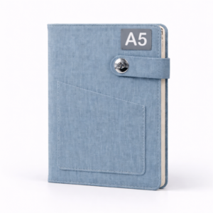 A5 Button Pocket Notebook