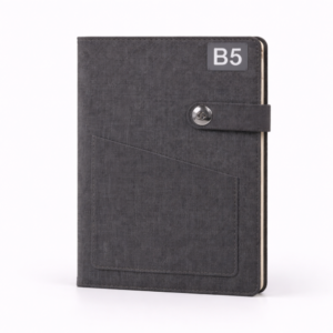 B5 Button Pocket Notebook