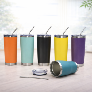 Bottomless 600 ml Vacuum Car Tumbler