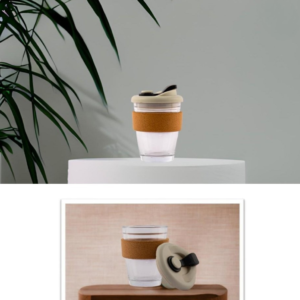 GE Mirror Cork Glass Mug