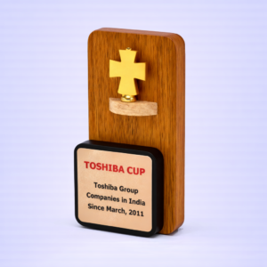Cross Motif Wooden Award