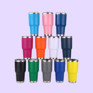 Rubber Coated 890 ml Vacuum Car Tumbler