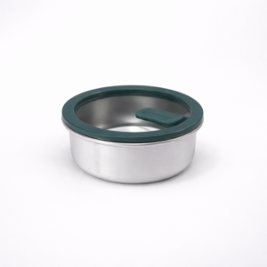 Freshbox Deco Glass Food Storage Container 450ml Round