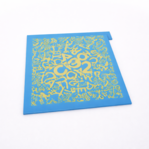 Blue Silicone Alphabet Mat