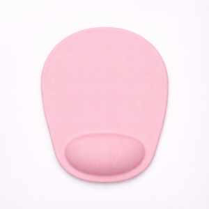 Silicone Pink Oval Mouse Pad