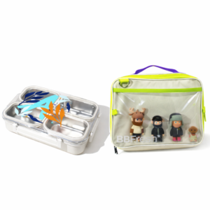 A+ Lunchbox Kids' Food Storage Container Set with Bag