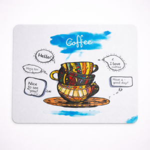 Coffee Art Matte Mouse Pad